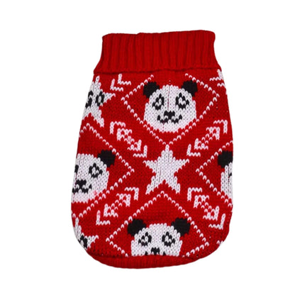 Red Panda Warm Knitted Pet Dogs Cats Sweater Winter Clothes - TrendyPet's Zone