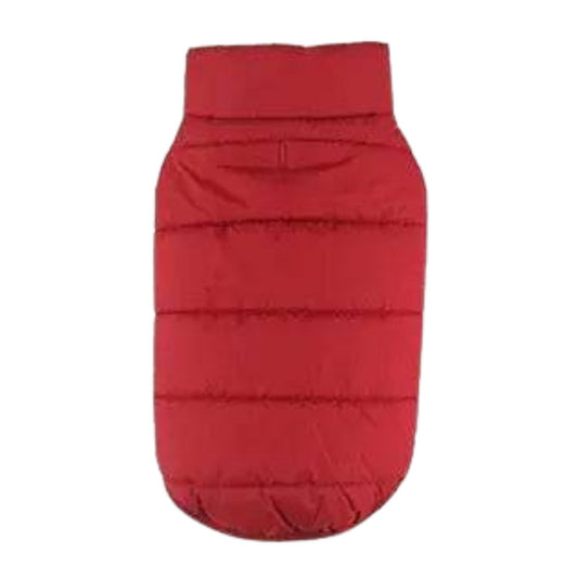 Red Pet Winter Dog Clothes Jackets Suit Warm Fleece Vest Small Large Dog Waistcoat Clothing Pet Supplies - TrendyPet's Zone