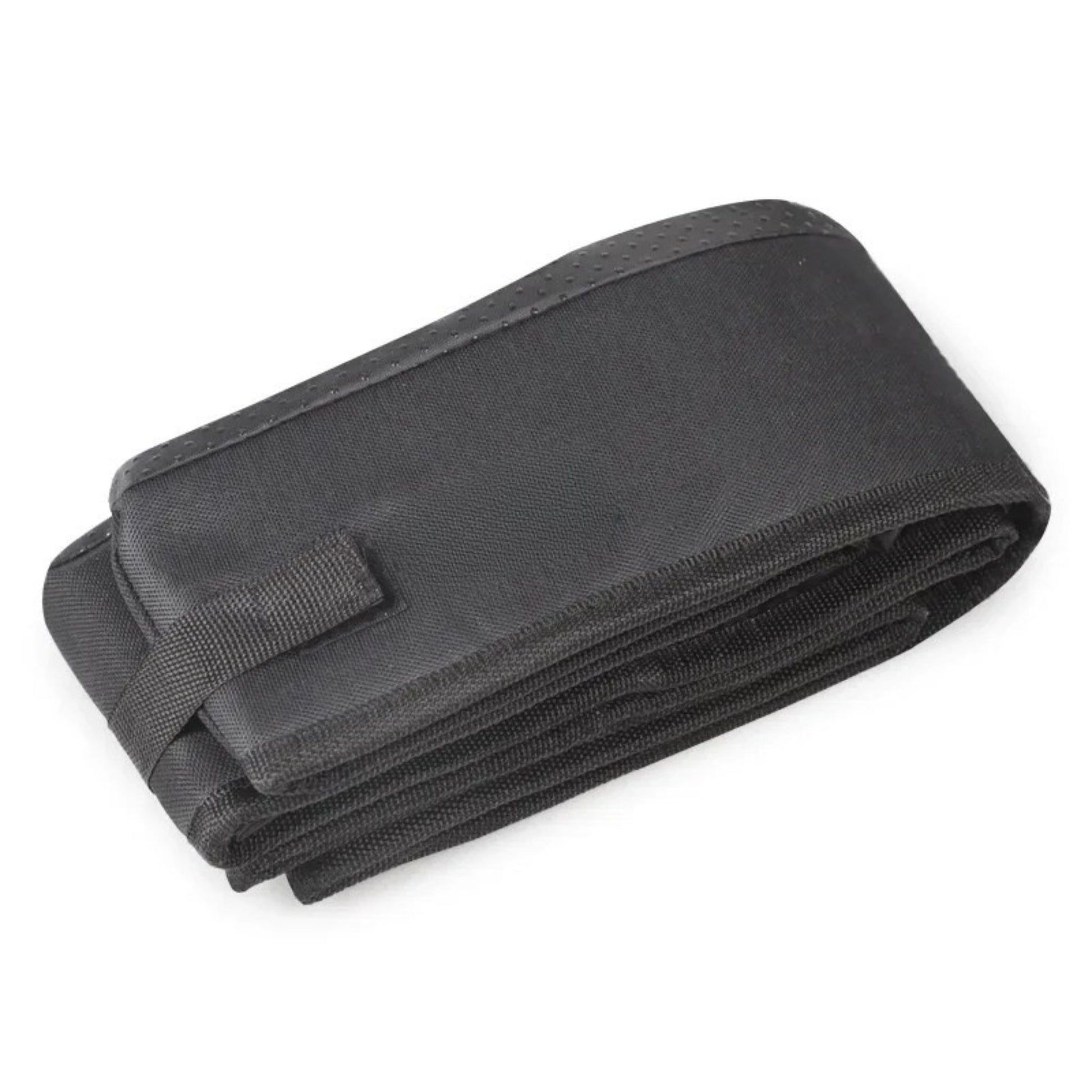 Black portable folding travel cat litter box by TrendyPet's Zone, waterproof and foldable pet toilet tray for outdoor trips.
