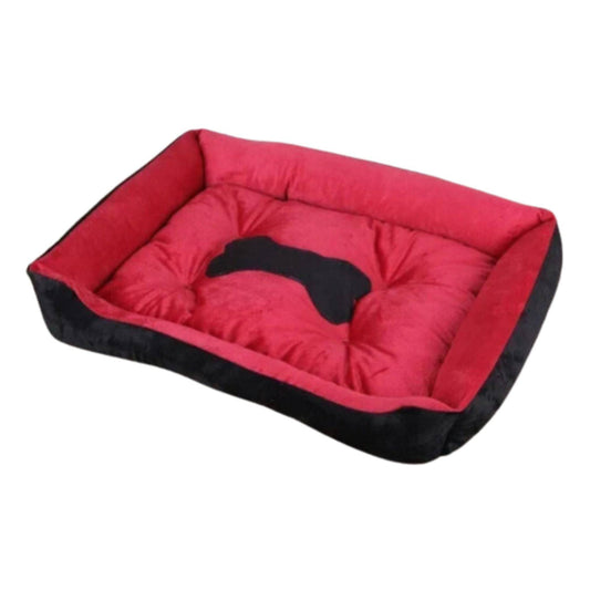 Red Warm Comfortable Dog Sleeping Sofa Bed Soft PP Cotton Nest For Small Medium Large Dogs Pet Puppy Kennel Basket Mat TRENDYPET'S ZONE