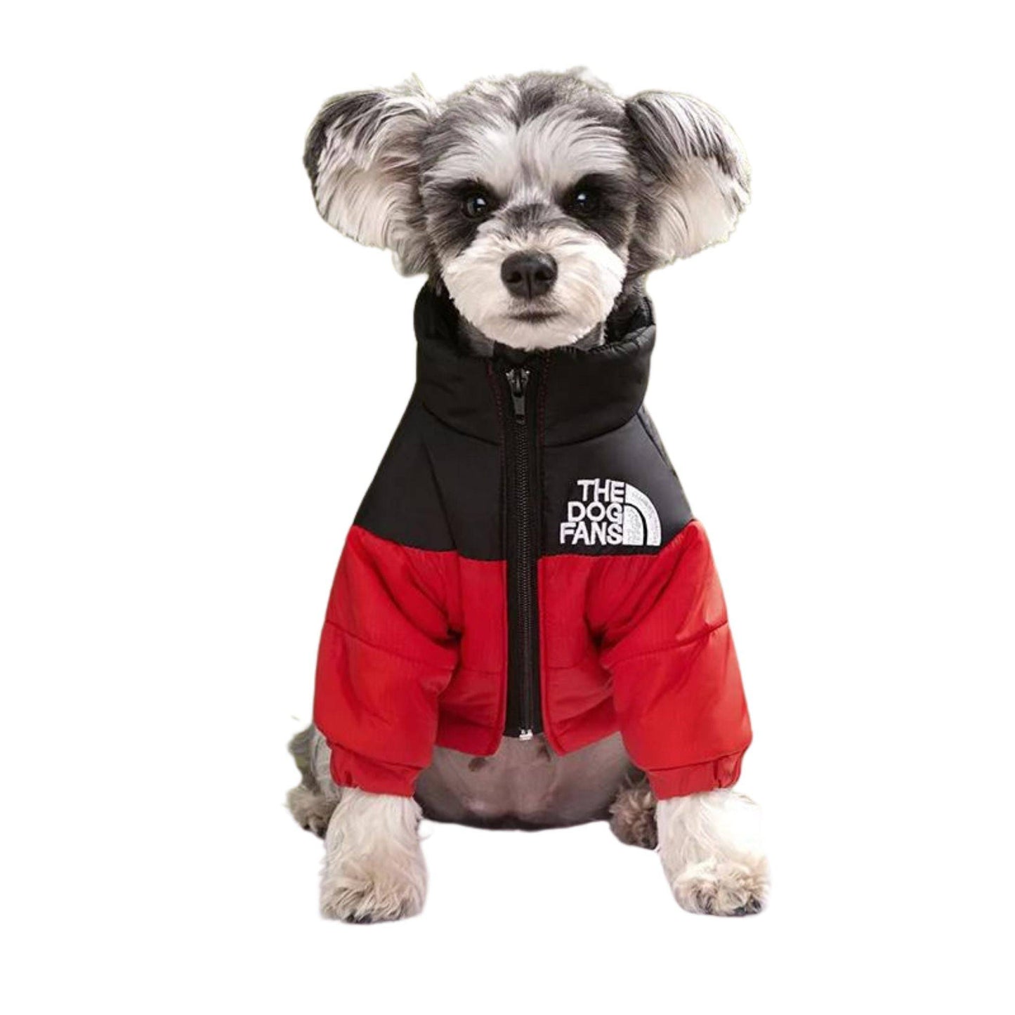Red Warm Stylish Dog Windproof Snow Cold Weather Coats Jackets for Puppies Small Medium Large Dogs - TrendyPet's Zone