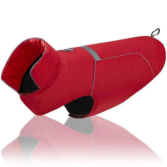 Red Waterproof Dog Coat Warm Winter Puppy Jacket Vest Pet Clothes Apparel - TrendyPet's Zone