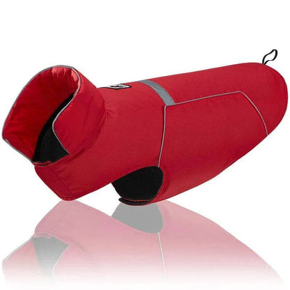 Red Waterproof Dog Coat Warm Winter Puppy Jacket Vest Pet Clothes Apparel - TrendyPet's Zone