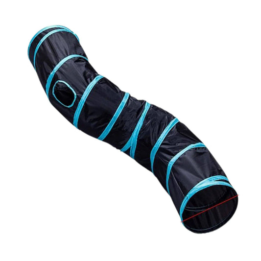 S-Type Tunnel Collapsible Cat Kitten Play Interactive Toy Maze - TrendyPet's Zone