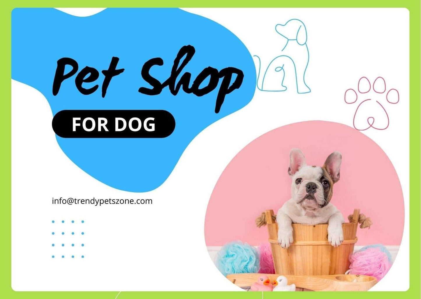 TrendyPet's Zone gift card featuring colorful pet-themed design, perfect for gifting pet supplies or accessories.