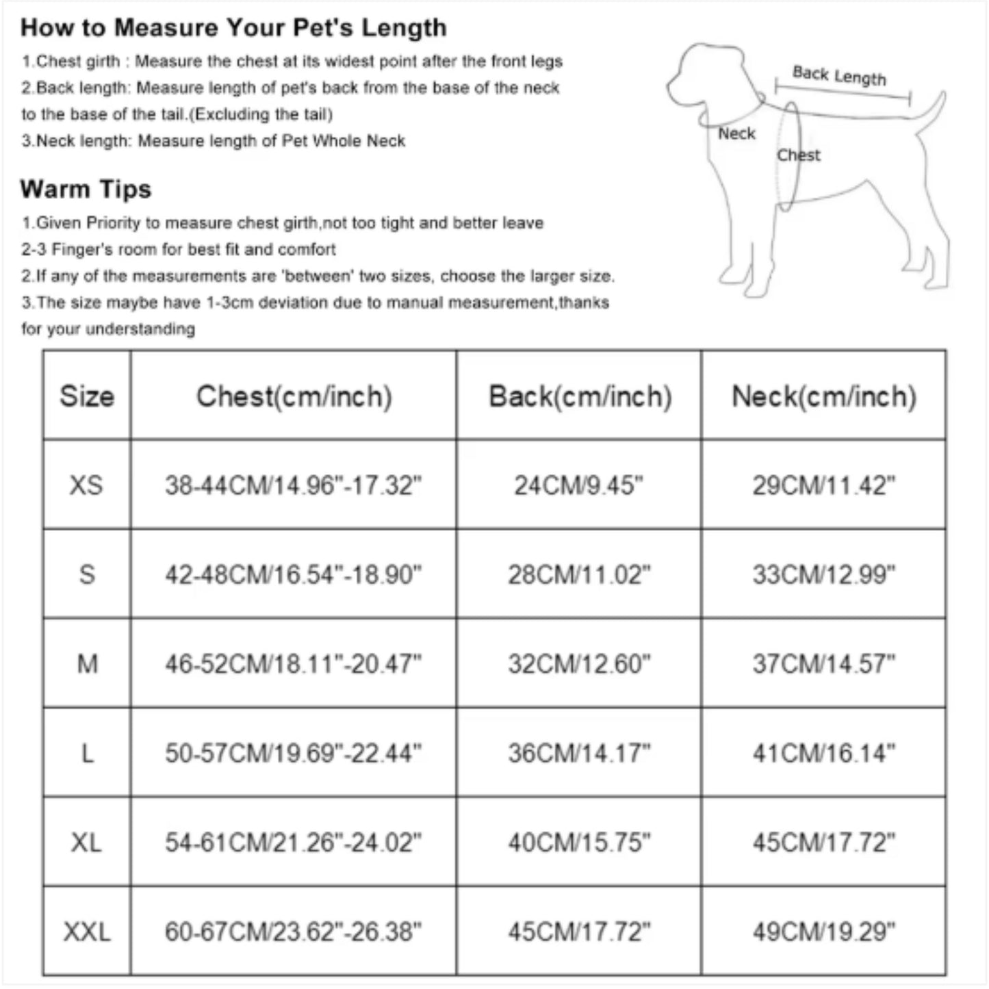 Black Warm Dog Coat Autumn Winter Jacket with Harness Cold Weather Waterproof Clothes Outfit - TrendyPet's Zone