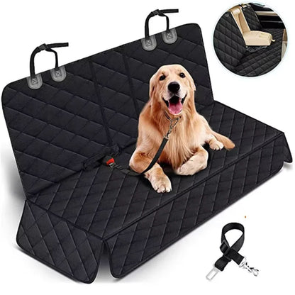 Waterproof Dog Car Seat Cover for Back Seat, Non-Slip Rear Pet Seat Protector Mat, Universal Safety Hammock for Travel TrendyPet's Zone