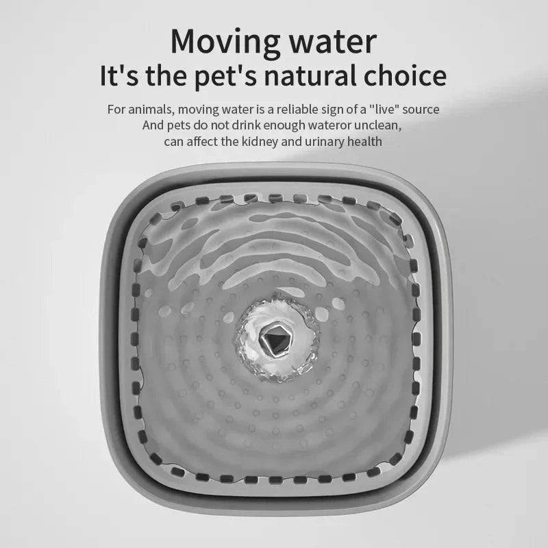 White 3L Automatic Cat Water Fountain with LED Light Ultra Silent USB Kitten Electric Mute Water Feeder Pet Drinking Water Fountain TRENDYPET'S ZONE