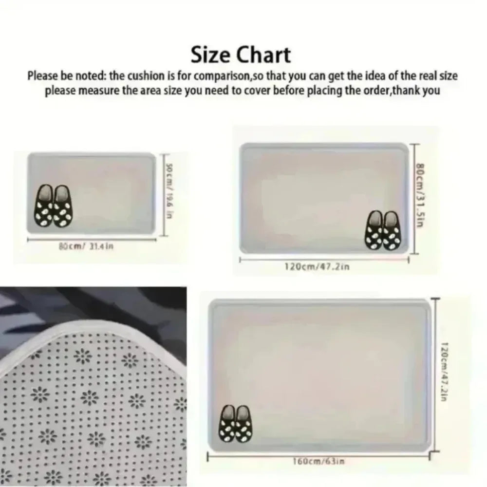 Red Stars Dog Paw Print Rug Cute Pattern Carpet Mat for Living Room, Bedroom & Entryway TrendyPet's Zone