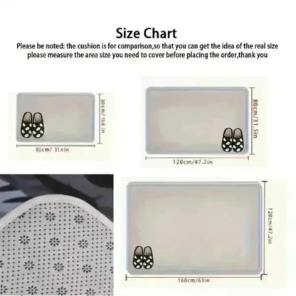 Red Stars Dog Paw Print Rug Cute Pattern Carpet Mat for Living Room, Bedroom & Entryway TrendyPet's Zone