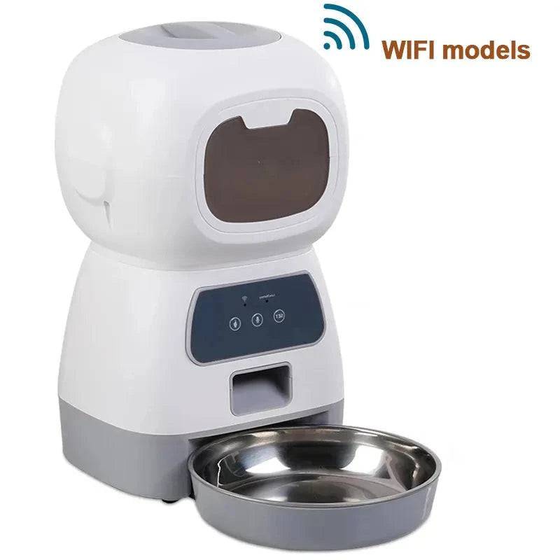 Wifi 3.5L Robot Smart Automatic Pet Food Dispenser For Dog Cat Bowl Timer Water Dispenser Auto Sensor TRENDYPET'S ZONE