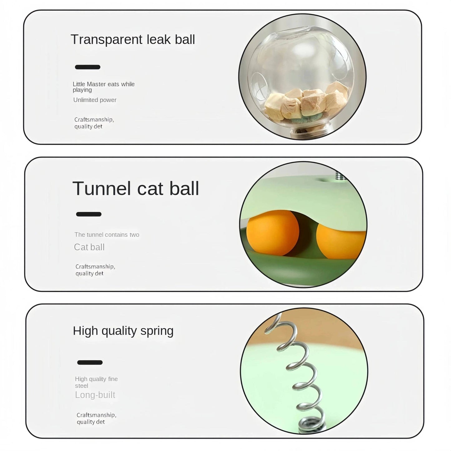 Yellow Cat Puzzle Food Leaking Ball Toy Kitten Interactive Treat Catnip Slow Feeder Dispenser Fun Indoor Toy - TrendyPet's Zone