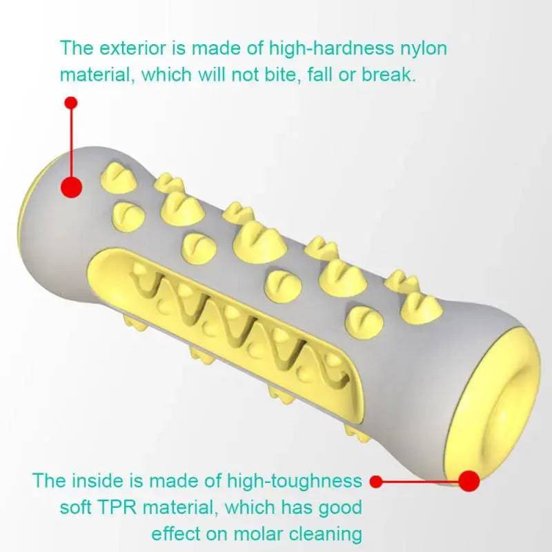 Yellow Dog Teeth Grinding Stick Gnawing Teeth Clean Bone Dog Tooth Brush Chewing Gum Pet Toy Dog Bite Resistant Molar Training Grinding - TrendyPet's Zone