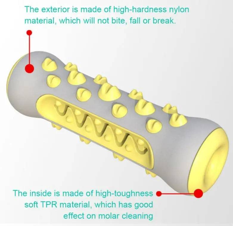 Yellow Dog Teeth Grinding Stick Gnawing Teeth Clean Bone Dog Tooth Brush Chewing Gum Pet Toy Dog Bite Resistant Molar Training Grinding - TrendyPet's Zone