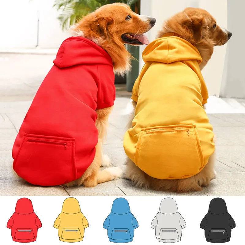 Yellow Dog Winter Coat Pet Jacket Plaid Vest Cold Weather Clothes Apparel - TrendyPet's Zone