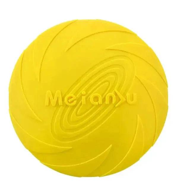 Yellow Fashion Pet Dog Silicone Game Frisbeed Dog Toy Flying Discs Training Interactive Toys Pet Supplies Flying Disc 15/18/22cm - TrendyPet's Zone
