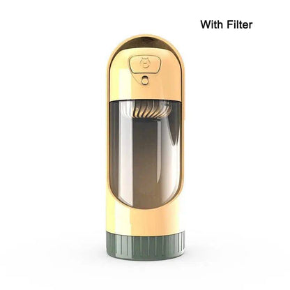 Yellow Portable Pet Dog Water Bottle Drinking Bowls For Small Large Dogs TRENDYPET'S ZONE