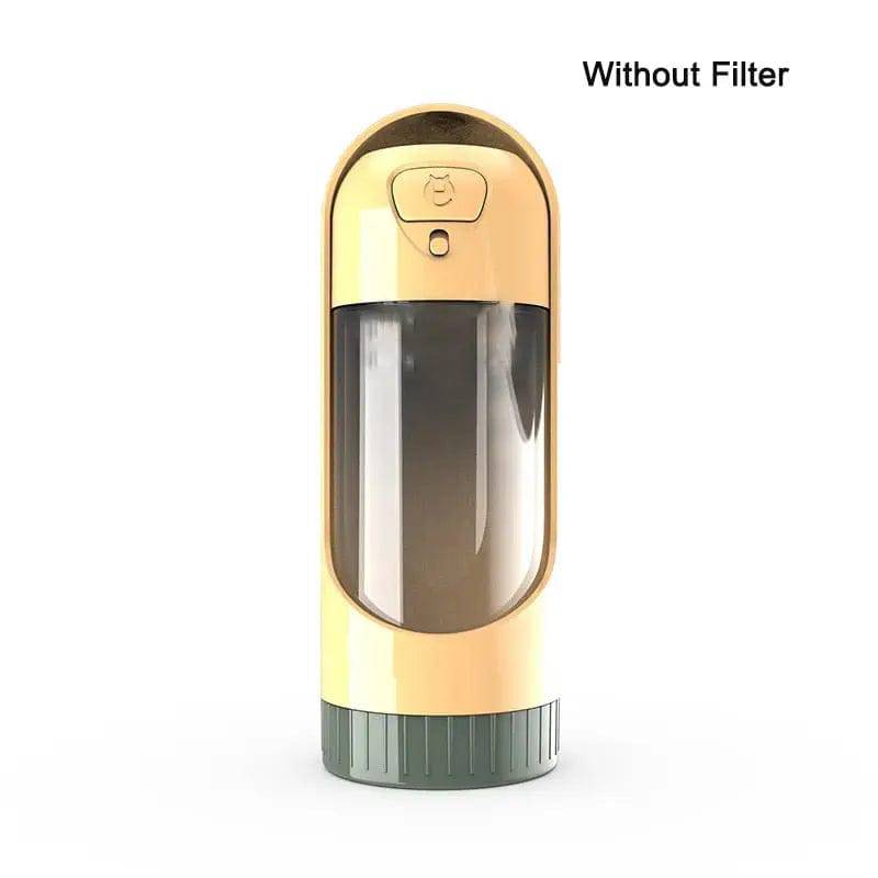 Yellow Portable Pet Dog Water Bottle Drinking Bowls For Small Large Dogs TRENDYPET'S ZONE