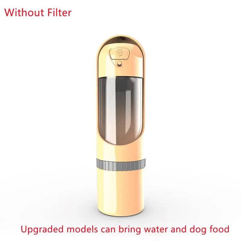 Yellow Portable Pet Dog Water Bottle Drinking Bowls For Small Large Dogs TRENDYPET'S ZONE