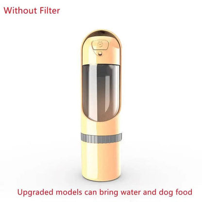 Yellow Portable Pet Dog Water Bottle Drinking Bowls For Small Large Dogs TRENDYPET'S ZONE