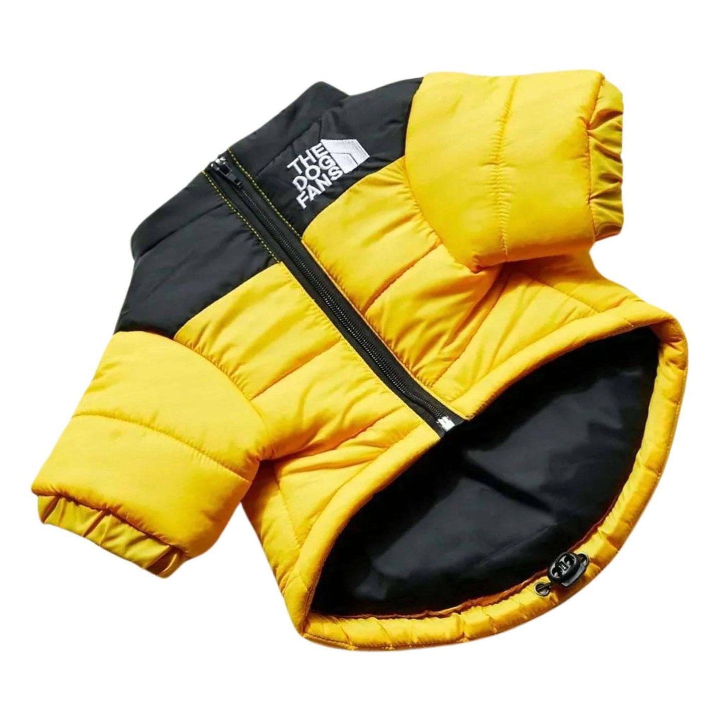 Yellow Warm Stylish Dog Windproof Snow Cold Weather Coats Jackets for Puppies Small Medium Large Dogs - TrendyPet's Zone