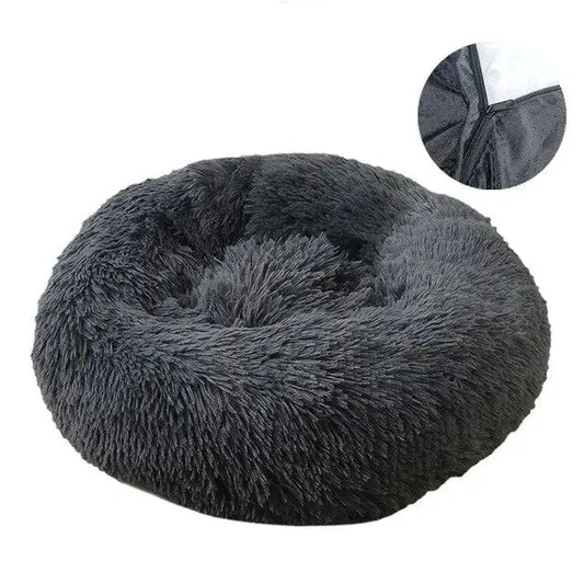 #4 Detachable Dog & Cat Bed With Zipper Round Mat Thicken Plush TRENDYPET'S ZONE