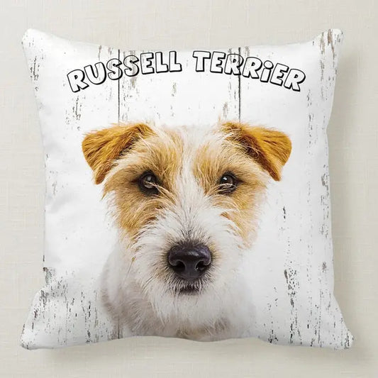 45x45cm Cute Dog Pillow Case Bull Terrier Corgi Border Collie Dog Pillows Car Bed Sofa Pillowcase Bedroom Decor Cushion Cover TRENDYPET'S ZONE