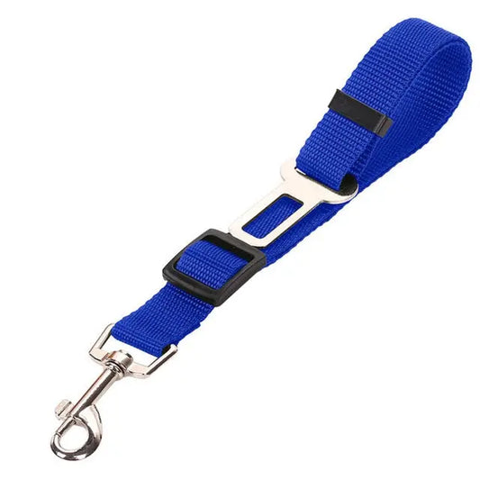 Blue Base Model Pet Supplies Car Seat Belt Dog Seat Belt Dog Leash Vehicle Belt Adjustable Cushioning Elastic Reflective Safety Rope for Dog Cat TRENDYPET'S ZONE