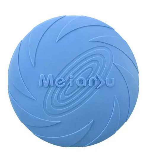 Blue Fashion Pet Dog Silicone Game Frisbeed Dog Toy Flying Discs Training Interactive Toys Pet Supplies Flying Disc 15/18/22cm TRENDYPET'S ZONE