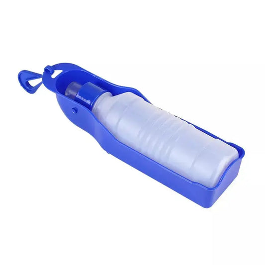 Blue Portable Pet Travel Water Bowl Bottle Feeder Drinking Fountain TRENDYPET'S ZONE