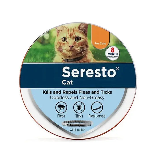 Cat Up to 18lbs Seresto Flea and Tick Collar for Cats, 7-8-Month Flea and Tick Collar TRENDYPET'S ZONE