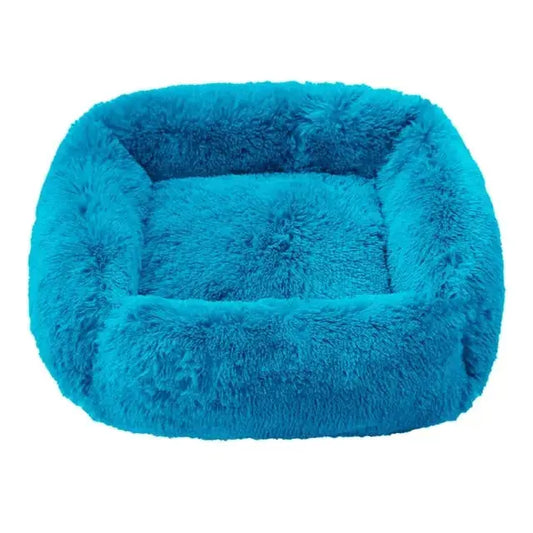 Copy of Fluffy Dog Sofa Bed Square Pet Beds Cat Mat Plush Dogs House Indoor Winter Warm Pet Sleeping Kennel For Small Medium Large Dogs TRENDYPET'S ZONE