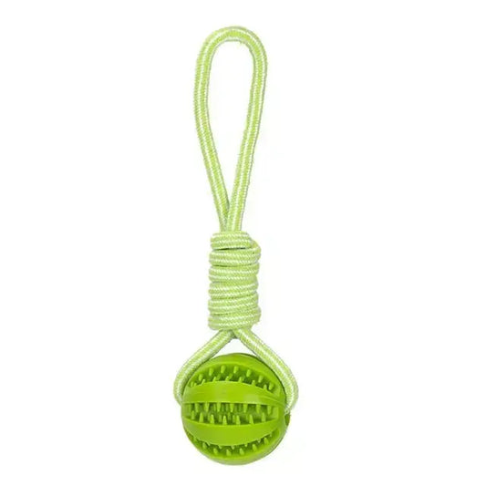 Copy of Hemp Rope Toys Treat Interactive Rubber Leaking Balls for Small Dogs Chewing Bite Resistant Pet Tooth Cleaning TRENDYPET'S ZONE