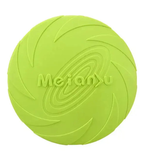 Green Fashion Pet Dog Silicone Game Frisbeed Dog Toy Flying Discs Training Interactive Toys Pet Supplies Flying Disc 15/18/22cm TRENDYPET'S ZONE