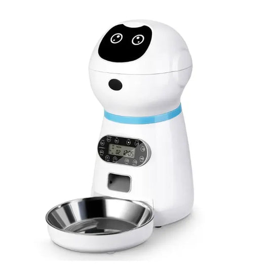 Smart Automatic Dog Feeder With Voice Record Stainless Steel Lcd TRENDYPET'S ZONE
