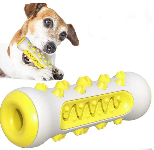 Yellow Dog Teeth Grinding Stick Gnawing Teeth Clean Bone Dog Tooth Brush Chewing Gum Pet Toy Dog Bite Resistant Molar Training Grinding TRENDYPET'S ZONE